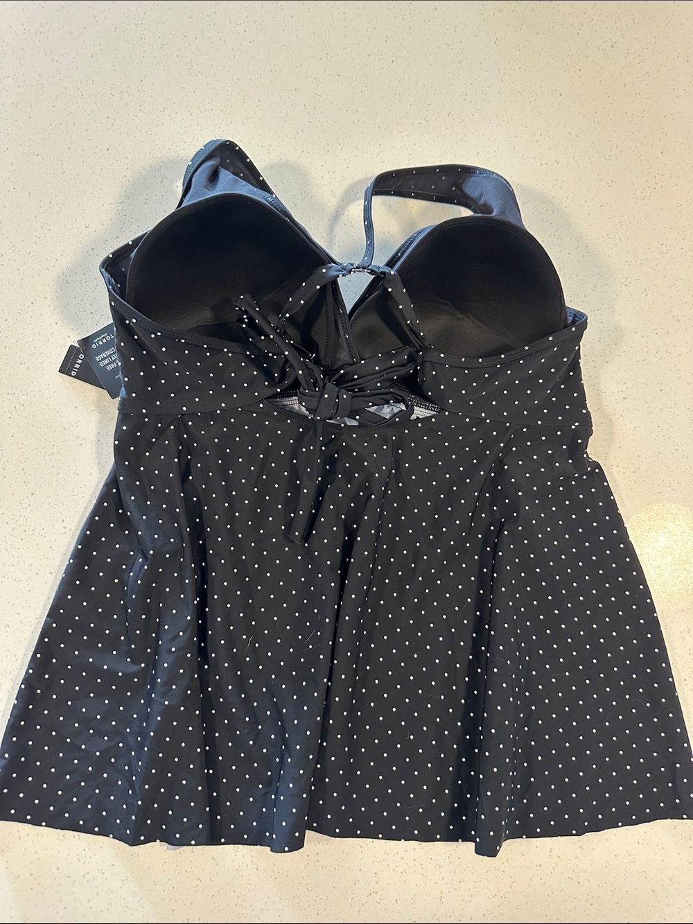 Torrid - Black Polka Dot Tankini - Picture 2 of 8